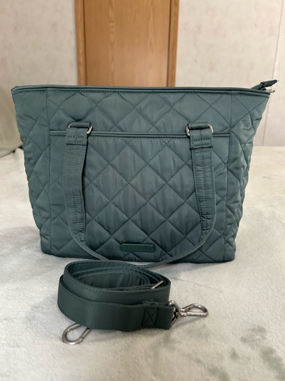 Vera Bradley Multi Strap Shoulder Bag- Performance Twill Olive Leaf